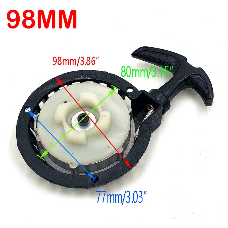 Arrancador de aluminio 2 tiempos 47cc para Pit Bike, Mini Cross y Quad - imagen 3