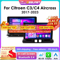 Radio multimedia 2 DIN con GPS y CarPlay – Citroën C3 Aircross