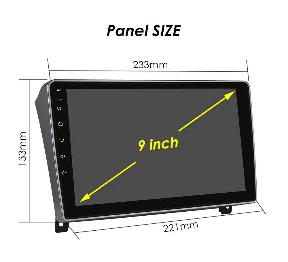 Radio Android 13 CarPlay 4G GPS para Peugeot 407 CC SW 2 DIN - imagen 5