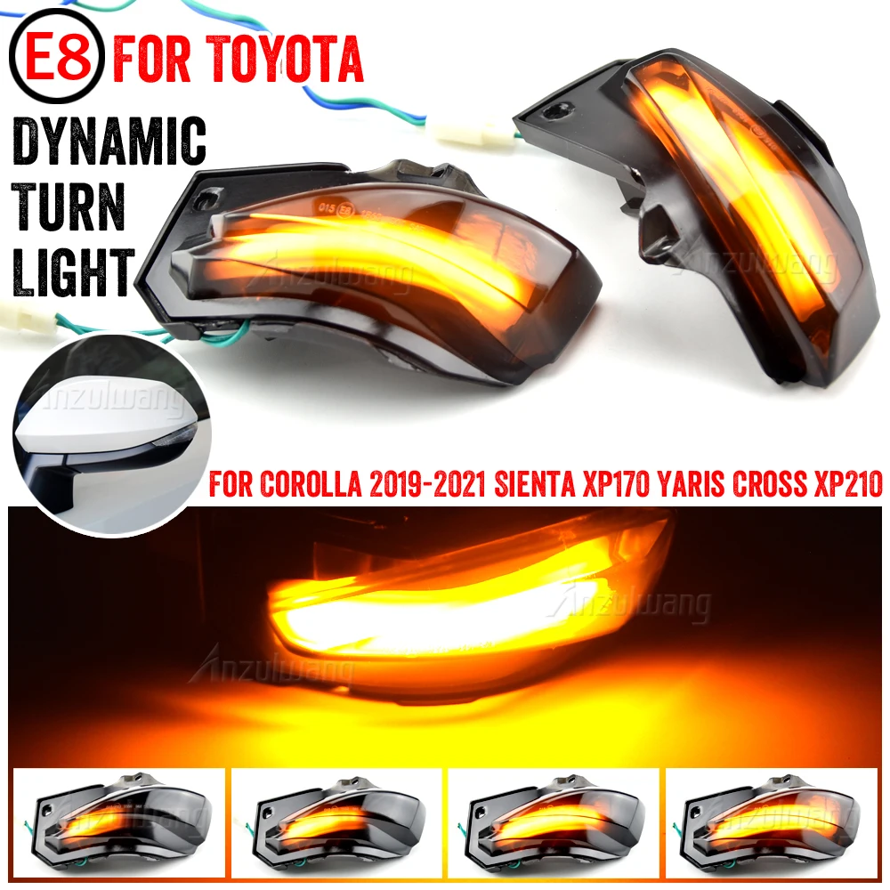 Intermitente dinámico LED para espejo Toyota Corolla Sport