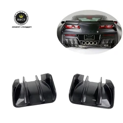 Difusor trasero de fibra de carbono para Chevrolet Corvette C7 Z06