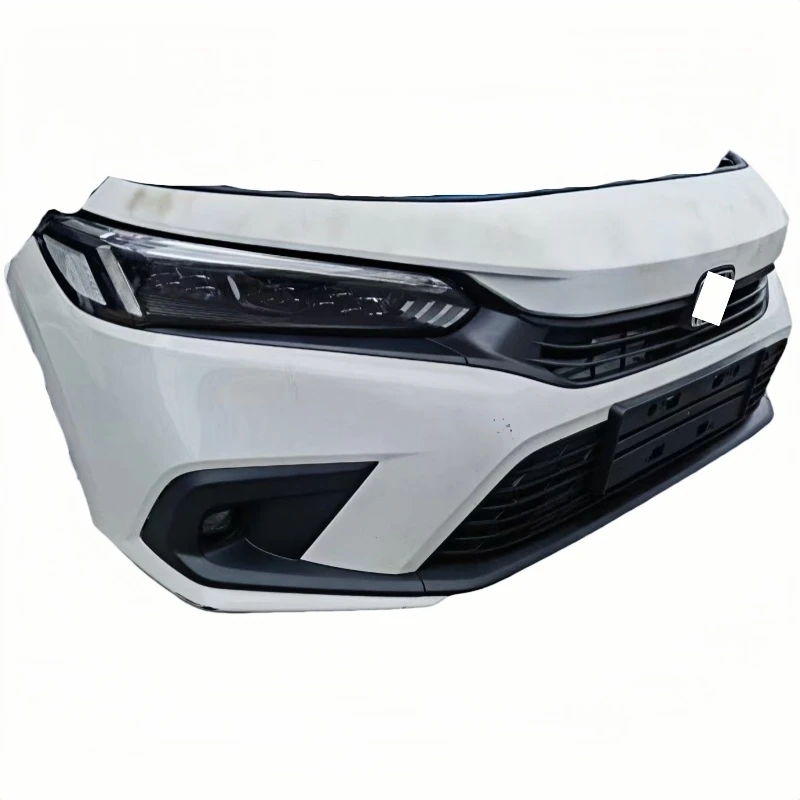Para Honda Civic, kit de carrocería de parachoques delantero, reemplazo de condición de plástico para actualización con recortes de luz antiniebla - imagen 3