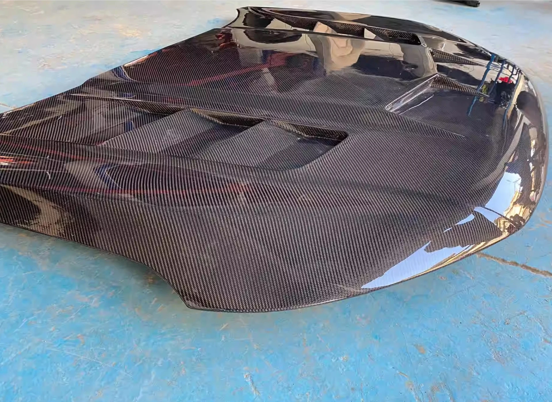 Capó fibra de carbono Haval H6 H6S – cubierta motor ligera carbono - imagen 2