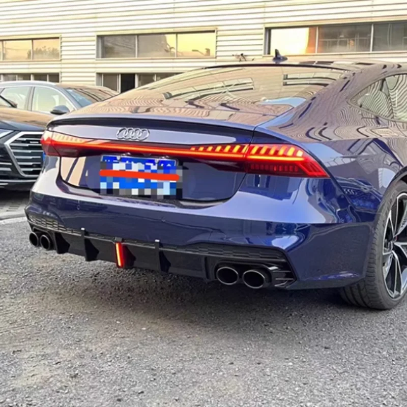 Difusor trasero PP con salida de escape para Audi A7/S7 2019-2023 - imagen 2