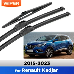 Kit escobillas limpiaparabrisas delanteras y trasera Renault Kadjar