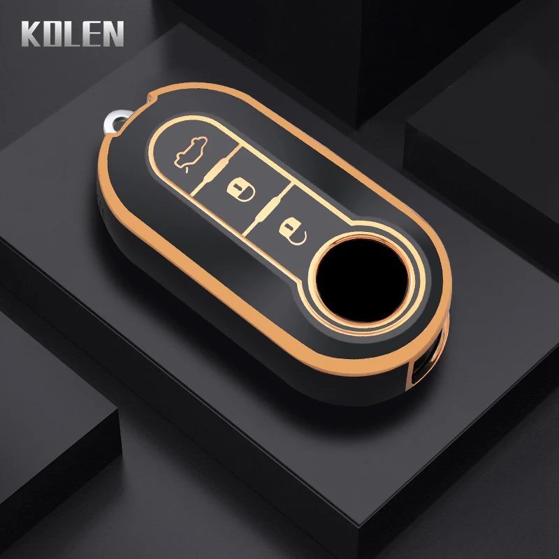 Funda de TPU para llave plegable Fiat, Lancia, Citroën y Peugeot