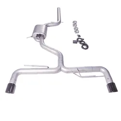 Escape catback Volkswagen Scirocco R 2.0T puntas negras 2009-2016