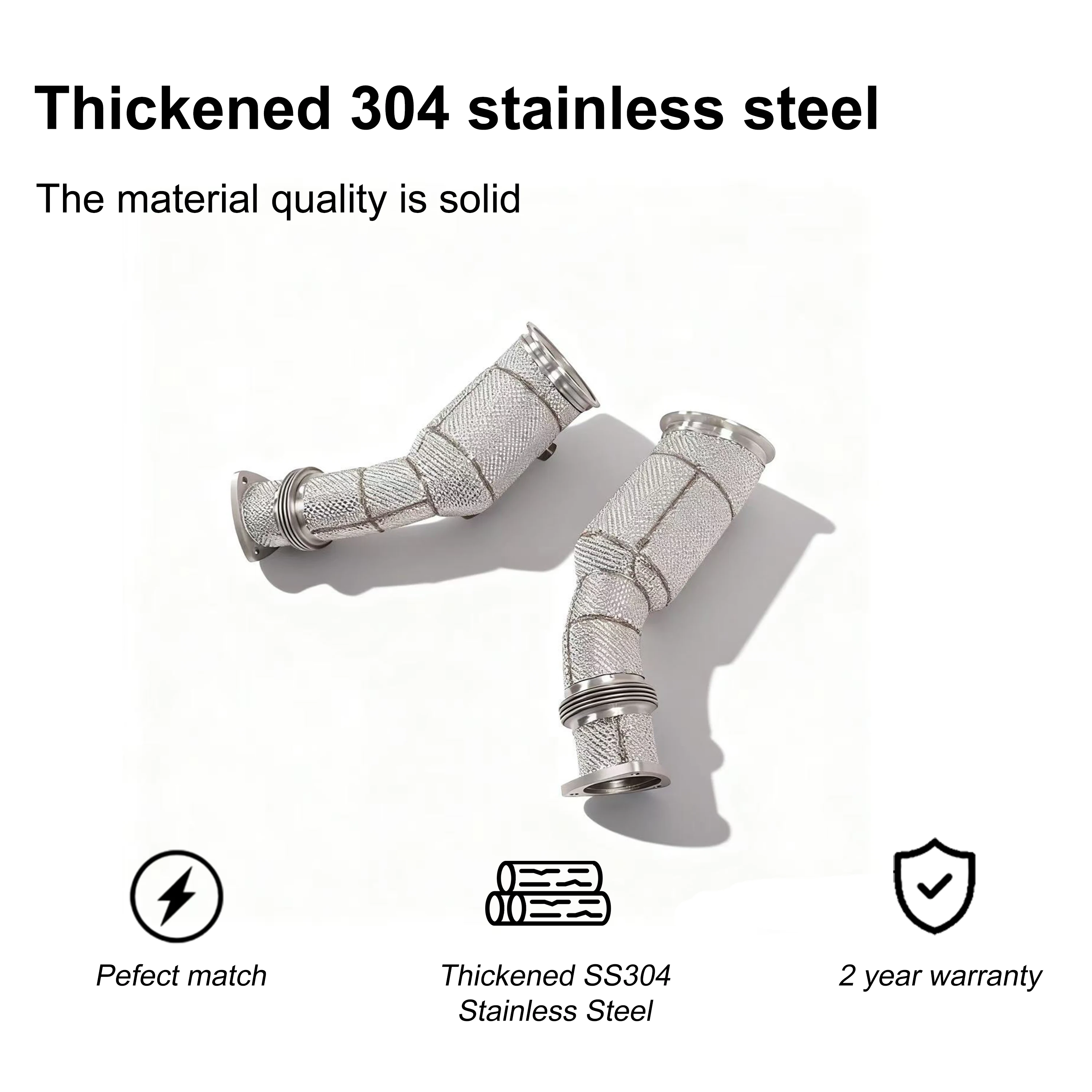Downpipe ACE RVS Racing con escudo térmico – Aston Martin DB11 5.2T - imagen 2
