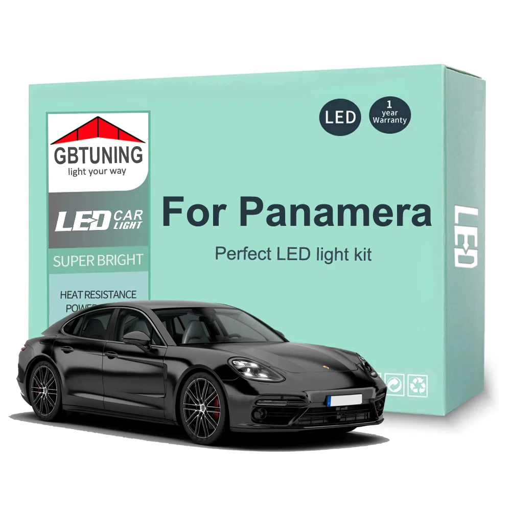 Kit bombillas LED interior Canbus para Porsche Panamera 970