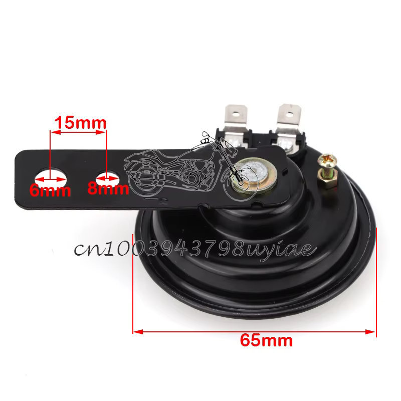 Kit de claxon eléctrico universal impermeable para moto, scooter y quad - imagen 3