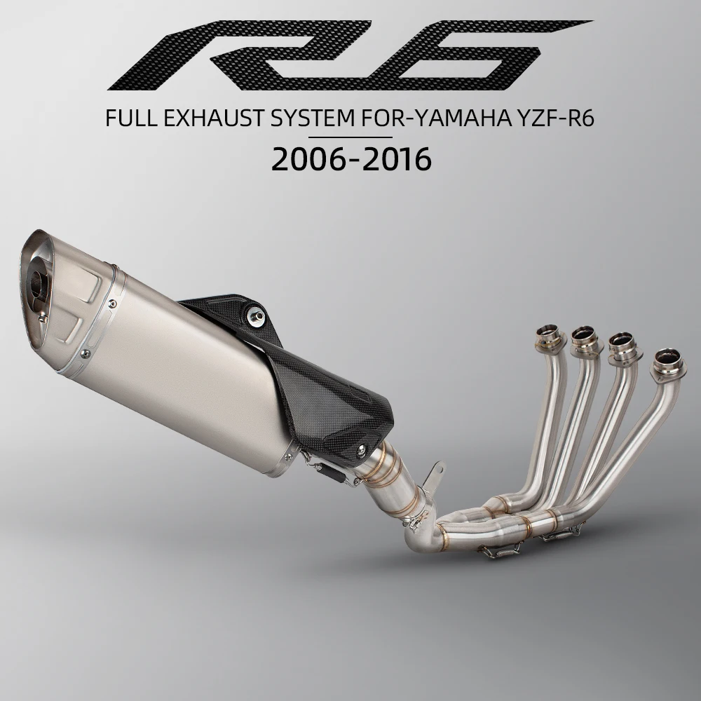 Escape Slip-On inox carbono para Yamaha YZF R6 2006-2016