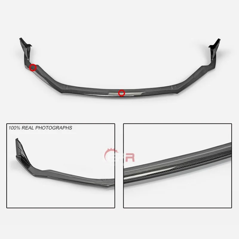 Labio delantero efecto carbono estilo STI para Subaru BRZ ZD8 - imagen 3
