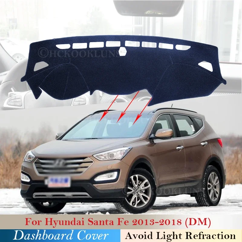 Protector salpicadero Hyundai Santa Fe DM 2013-2018