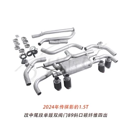 Escape cat-back con válvula para Trumpchi EMPOW 1.5T