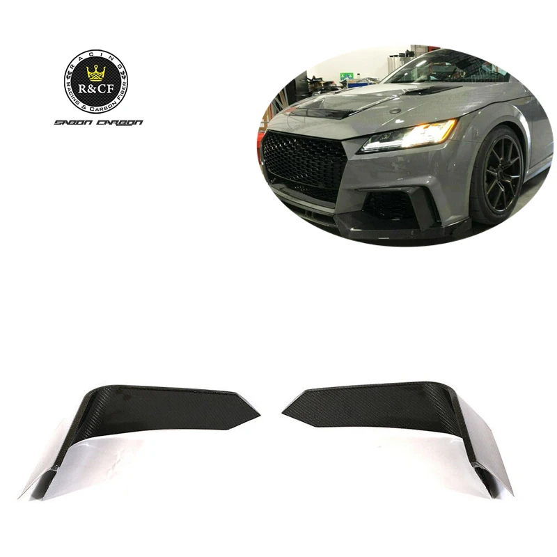 Divisor de parachoques de fibra de carbono para Audi TT RS MK3