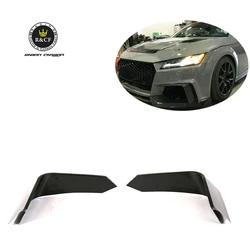 Divisor de parachoques de fibra de carbono para Audi TT RS MK3