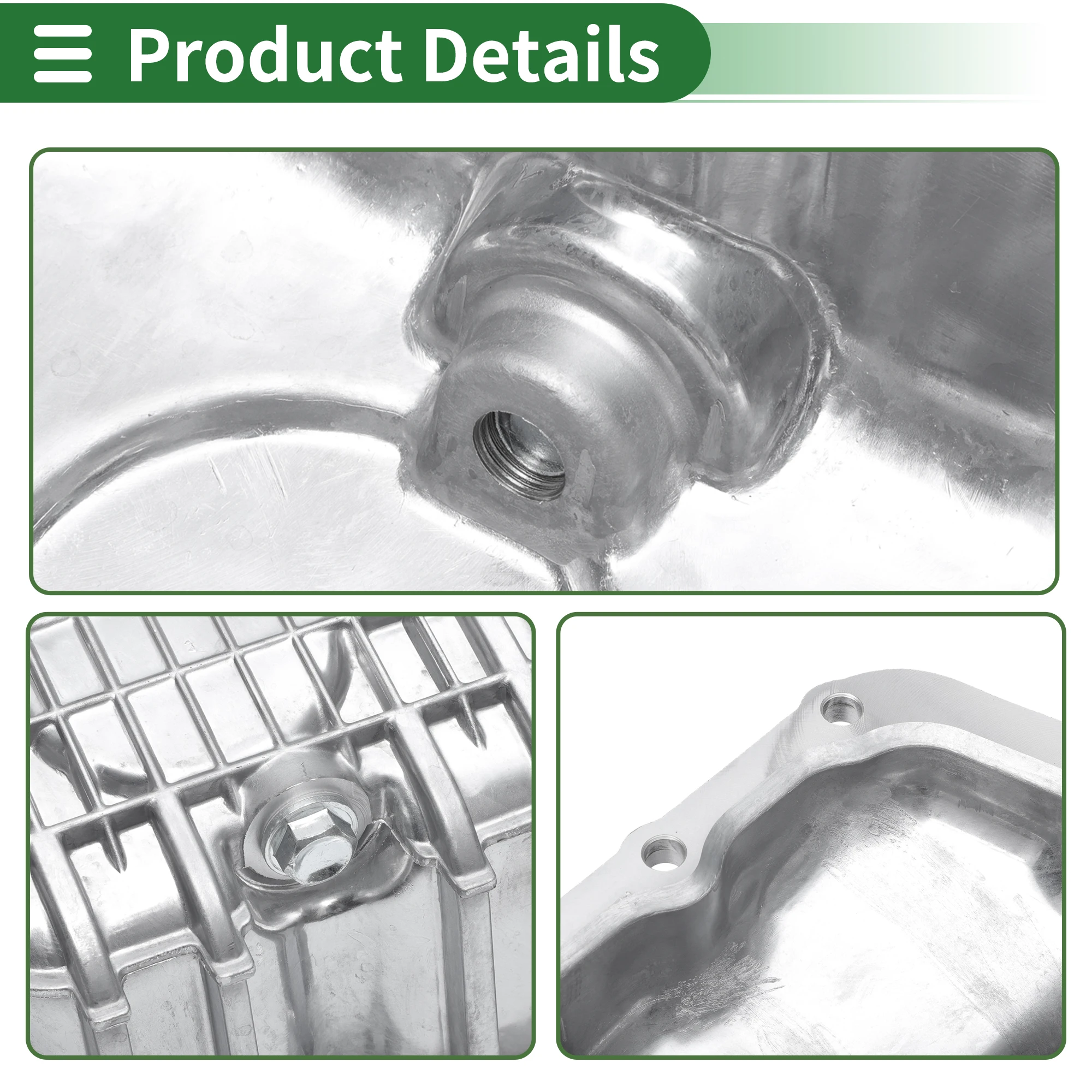 UXCELL Cárter de aceite motor aluminio – Ford Fiesta Ikon 2011-2015 - imagen 4