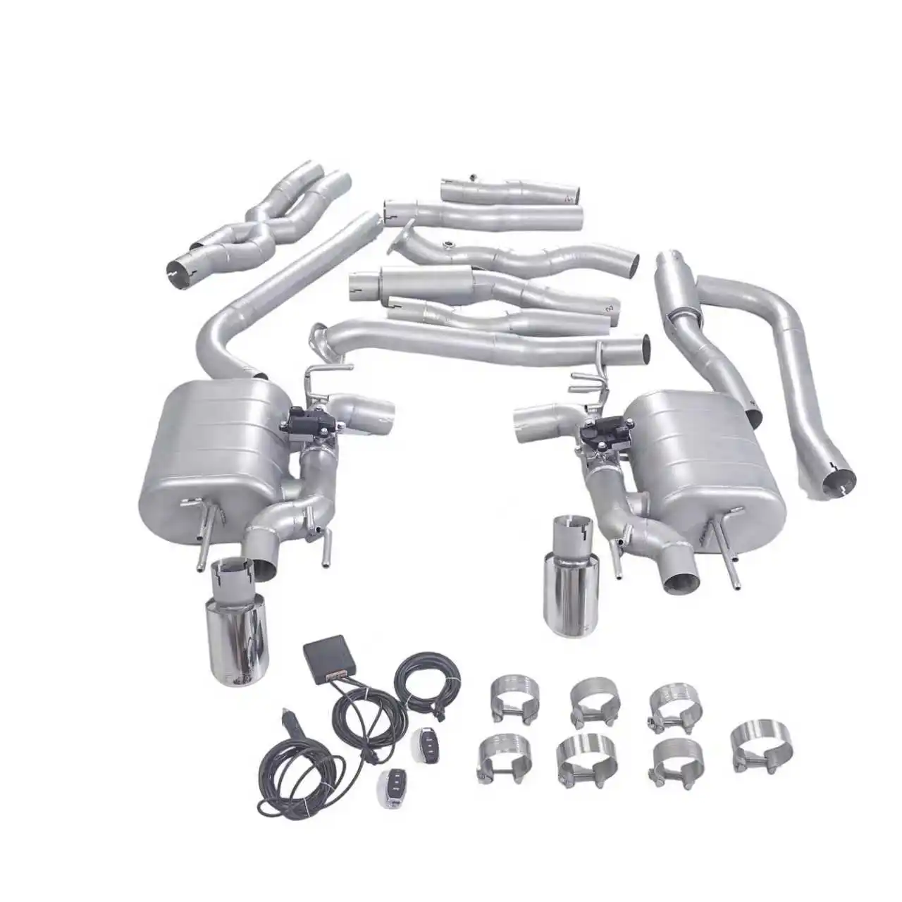 Escape catback GFC de acero inoxidable con válvula – Cadillac CTS 3.0 - imagen 3