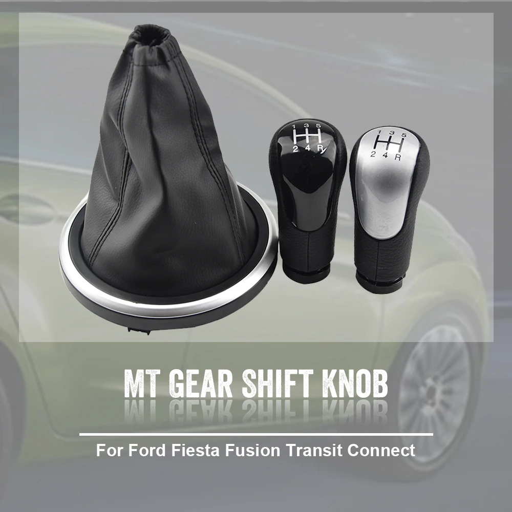 Perilla de palanca de cambios y funda para Ford Fiesta, Fusion y Transit Connect - imagen 2