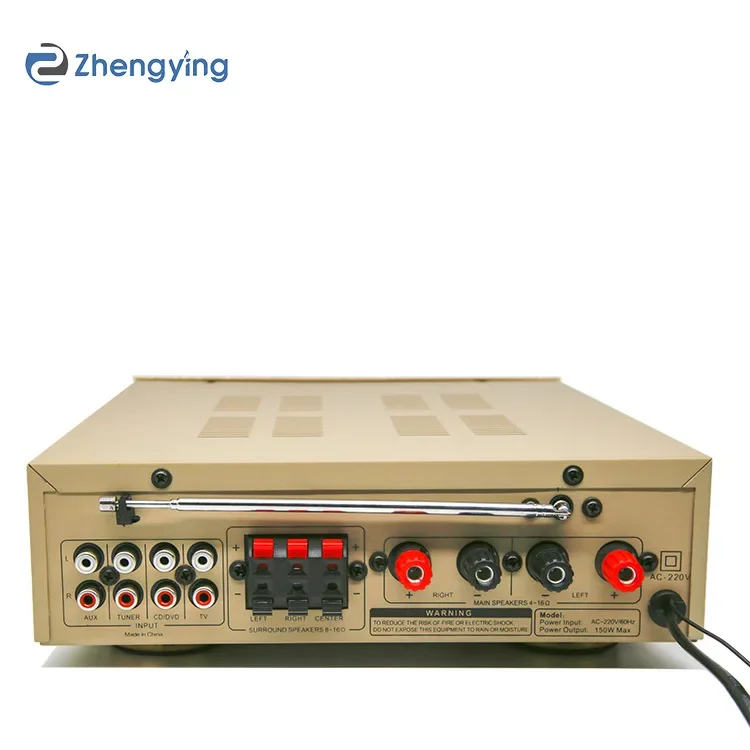 Amplificador de sonido para coche y hogar con Bluetooth y karaoke