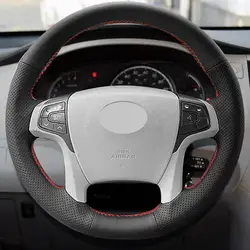 Funda de volante de microfibra perforada para Toyota Sienna 2011-2014