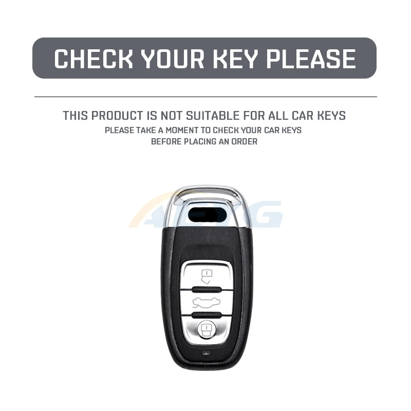 Funda TPU llave Audi - vista frontal