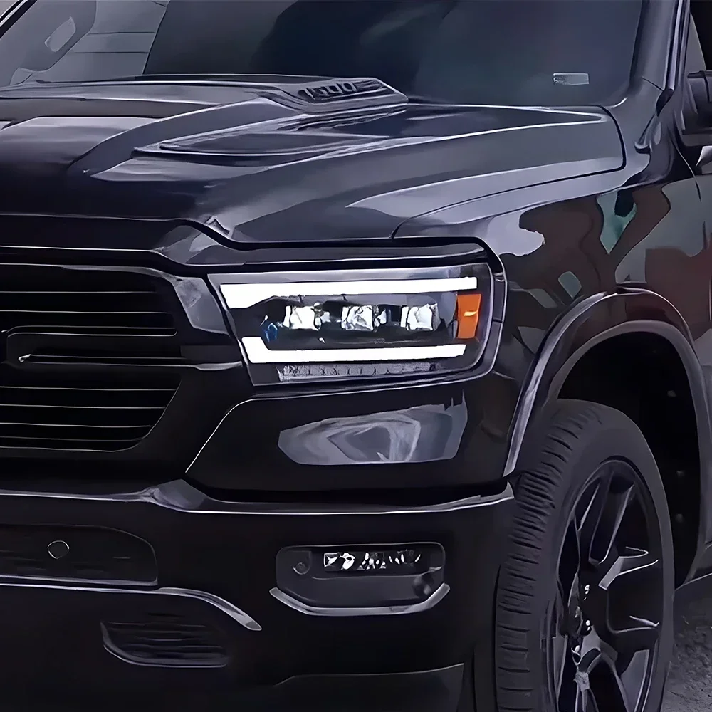 Lámparas delanteras LED proyector instalación rápida para Dodge Ram - imagen 3