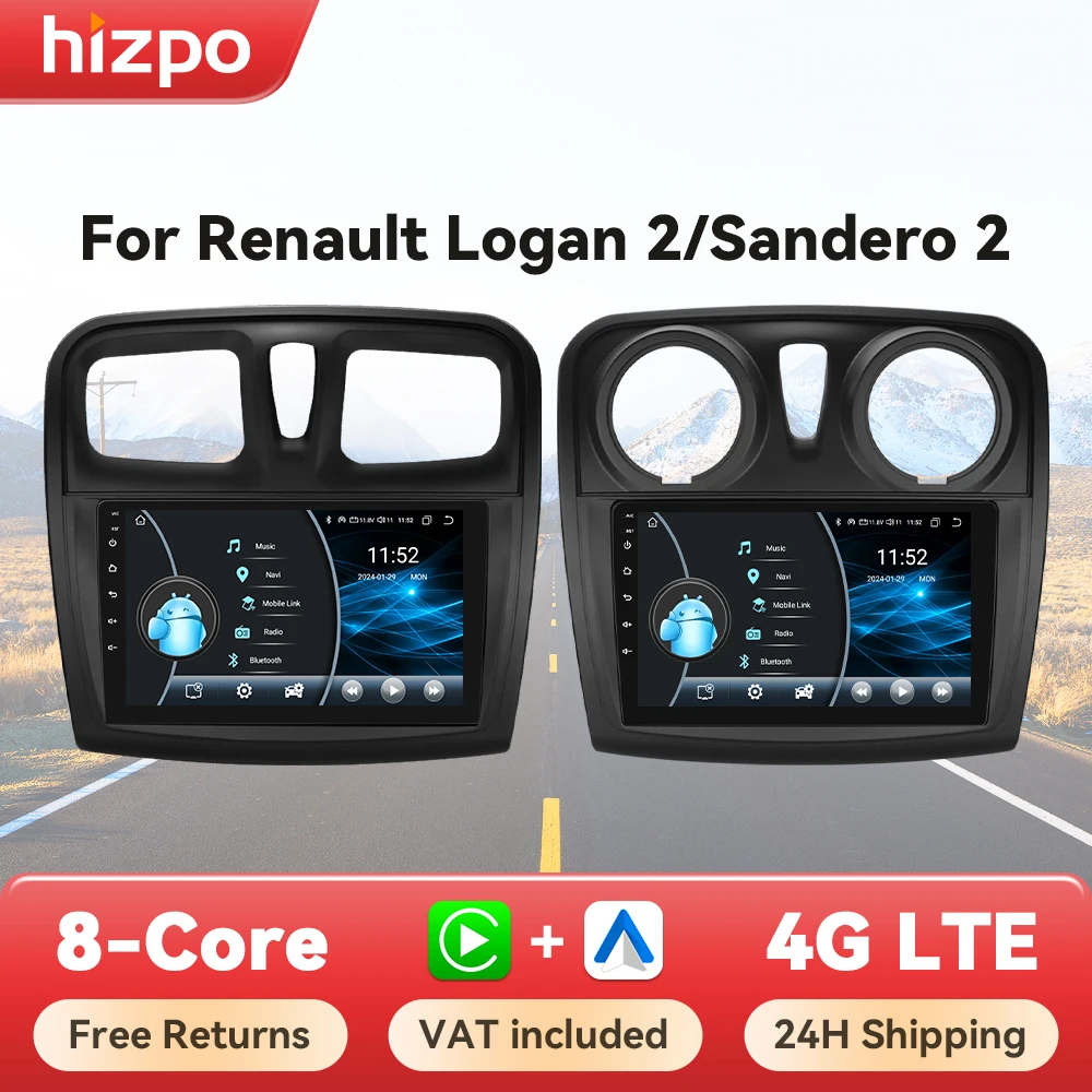 Autorradio multimedia 2 DIN GPS Renault Logan II y Sandero II