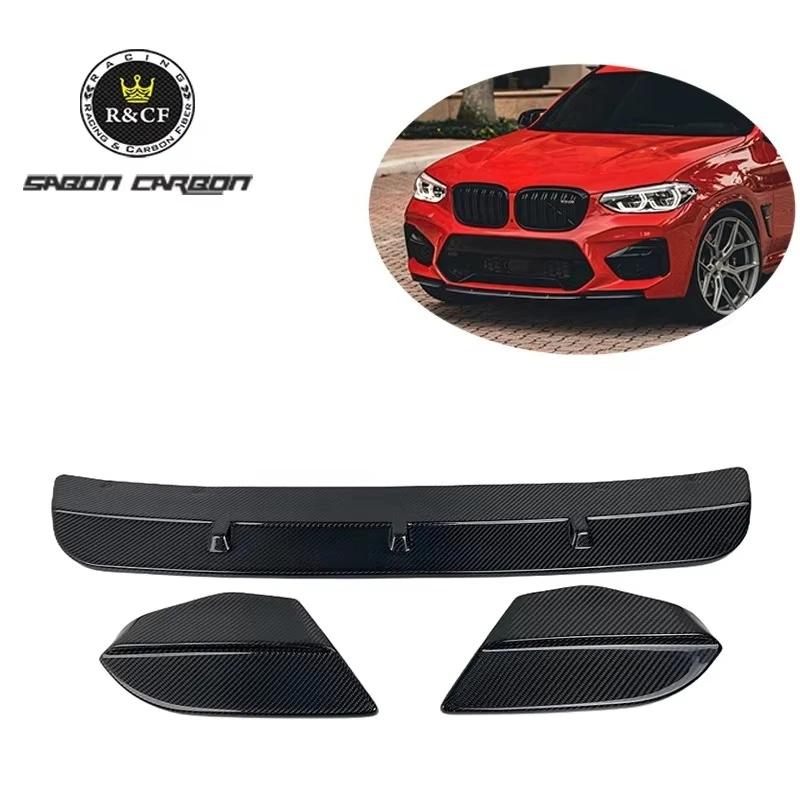 Labio delantero fibra de carbono estilo SK para BMW F97 F98 X3M X4M