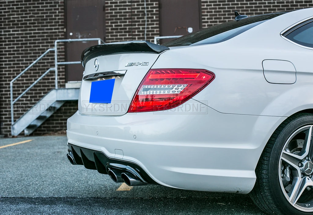 Alerón trasero de fibra de carbono Mercedes Clase C W204 Coupé - imagen 4