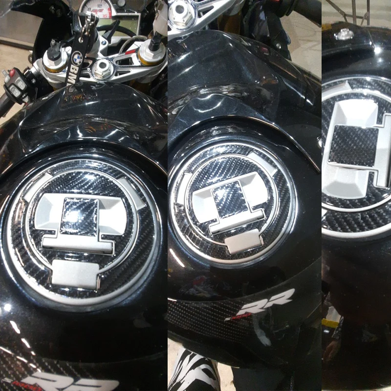 Tapa de llenado en fibra de carbono para BMW: R1200GS, F800GS, F650GS - imagen 3