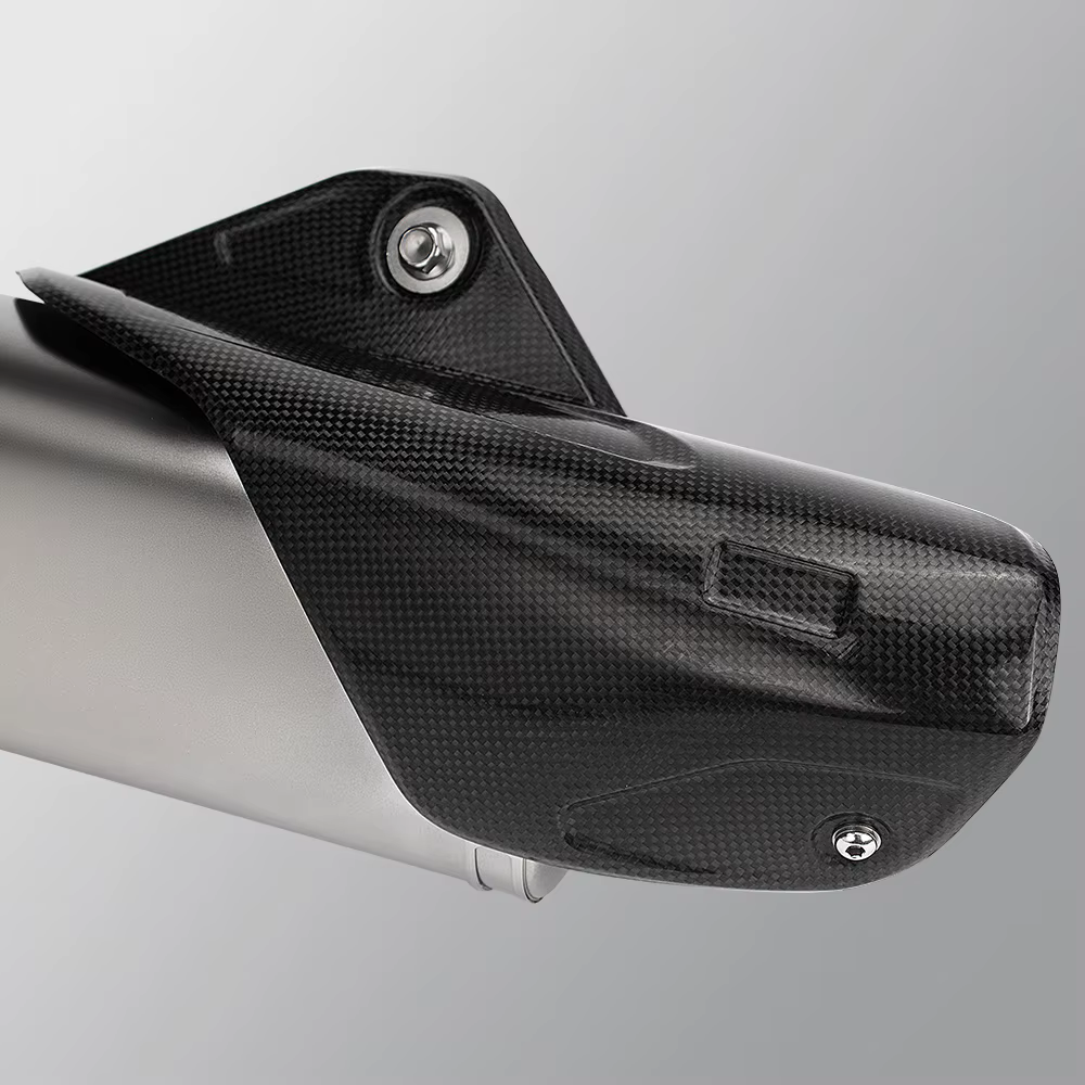 Silenciador de escape con cubierta de carbono para Kawasaki Z900 - imagen 4