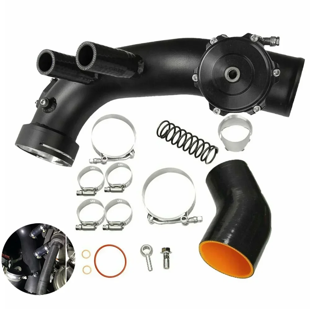 Tubo de carga para BMW N54 con válvula de descarga de 50 mm