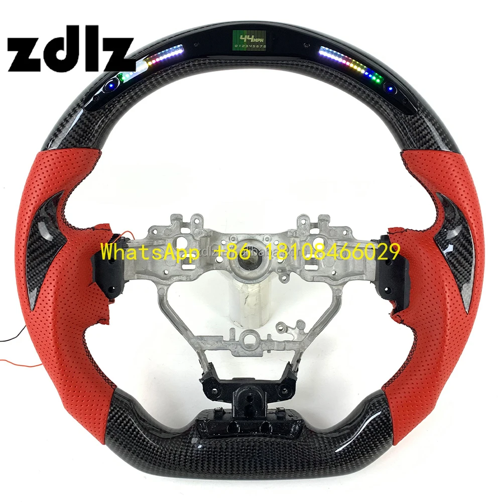 Volante de fibra de carbono LED para Lexus ES, IS, GS, LS, NX y RX