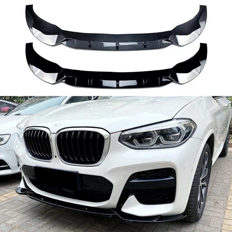 Splitter delantero BMW X3 G01 X4 G02 – Kit labio parachoques 2018-2021 - imagen 2