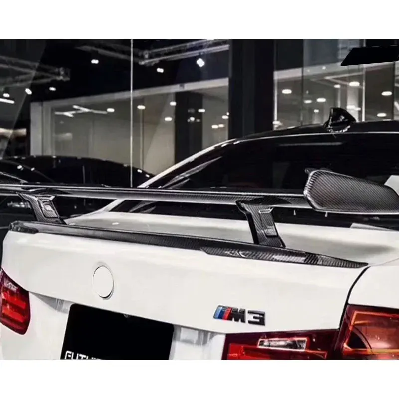 Alerón trasero de fibra de carbono Universal LMP para BMW M3, M4 - imagen 2