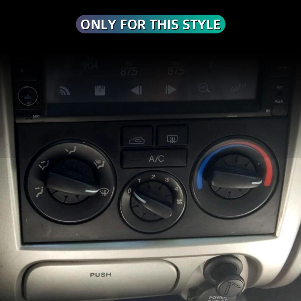 Perilla de aire acondicionado de aluminio Hyundai Elantra 2004-2016 - imagen 2