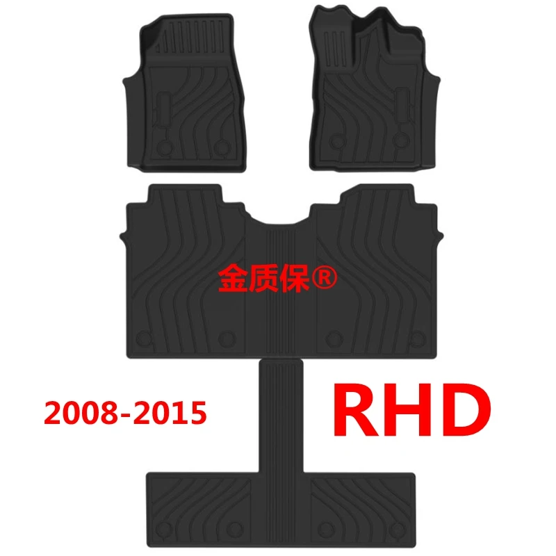 Alfombrilla personalizada para Toyota Alphard 20 en negro mate