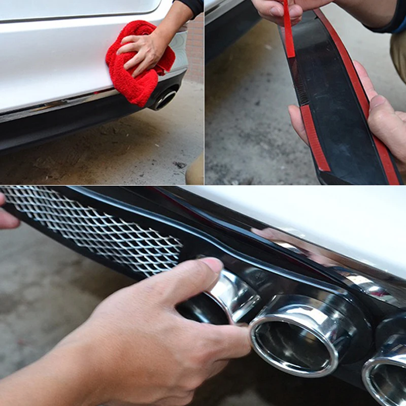 Silenciador universal de tubo de escape en goma ABS para coches - imagen 3