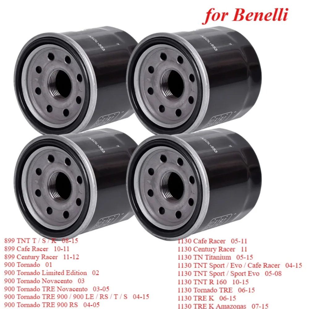 Benelli Filtro de aceite para TNT 899 y Cafe Racer 1130