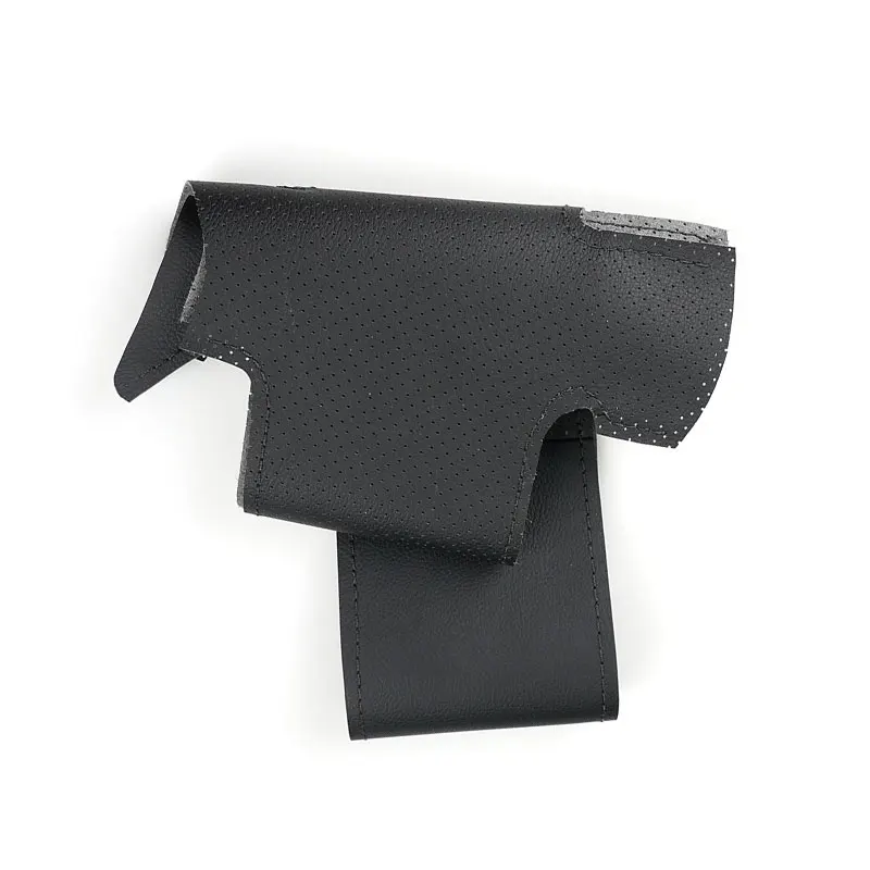 Funda para volante BMW Serie 5 E60/E61 – microfibra perforada negra - imagen 2