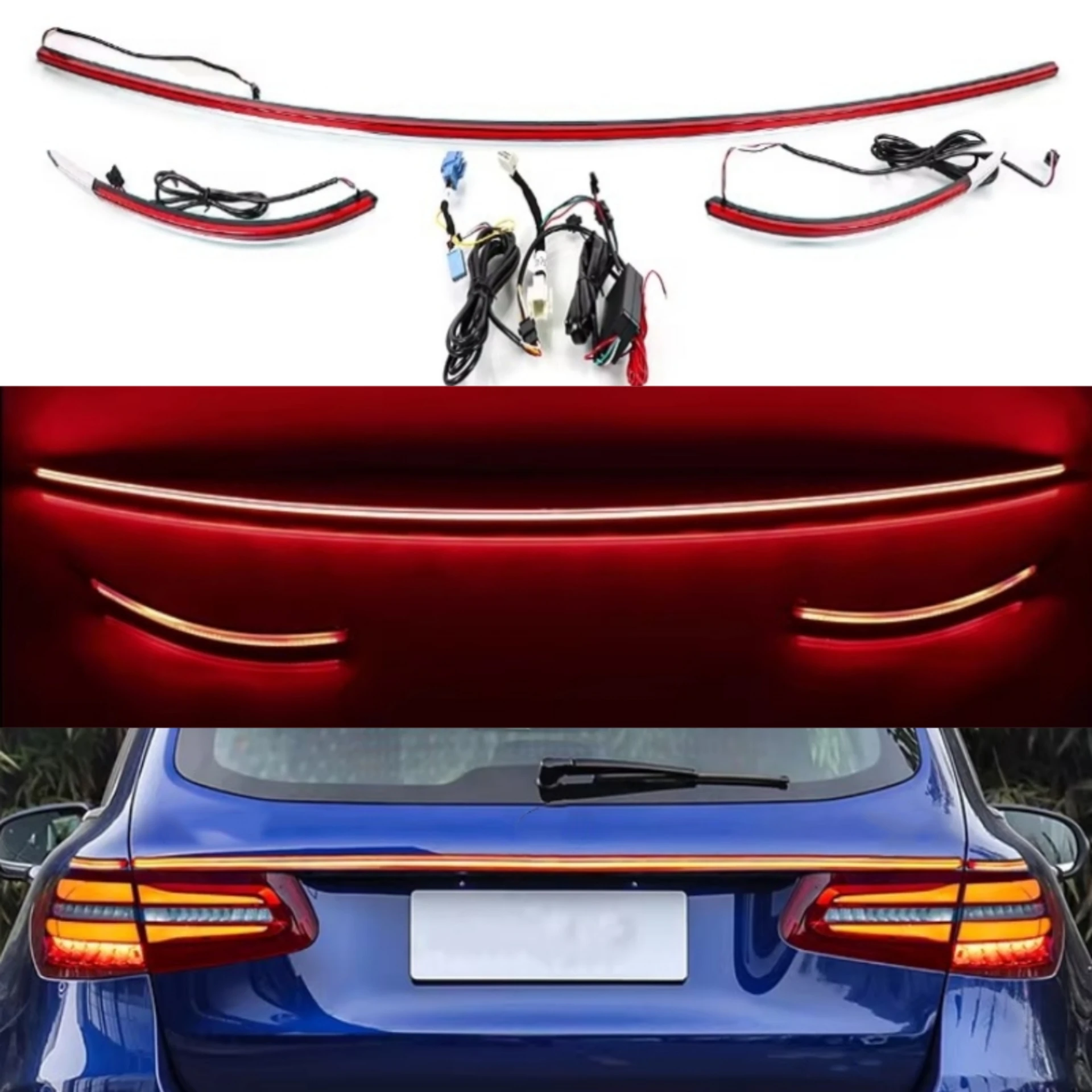 Lámpara LED trasera maletero con freno y marcha atrás Mercedes GLC