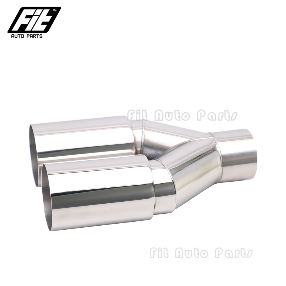 Silenciador de escape universal 63mm – entrada 76mm – acero inoxidable - imagen 4
