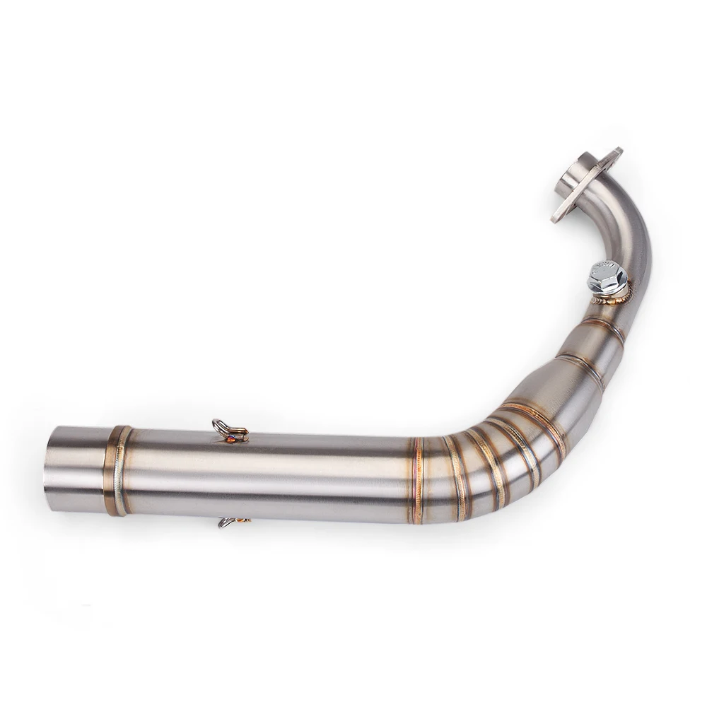Tubo escape frontal 51mm riel conexión 4V para moto - imagen 2