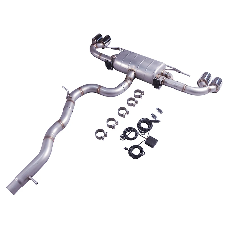 Silenciador con válvula de escape cat-back para Audi TT 3.2 y TTS 2.0 - imagen 2