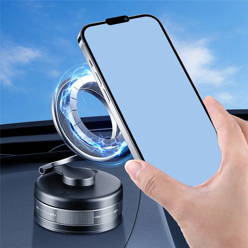 Soporte magnético para teléfono de coche con rotación 360° y antivibración