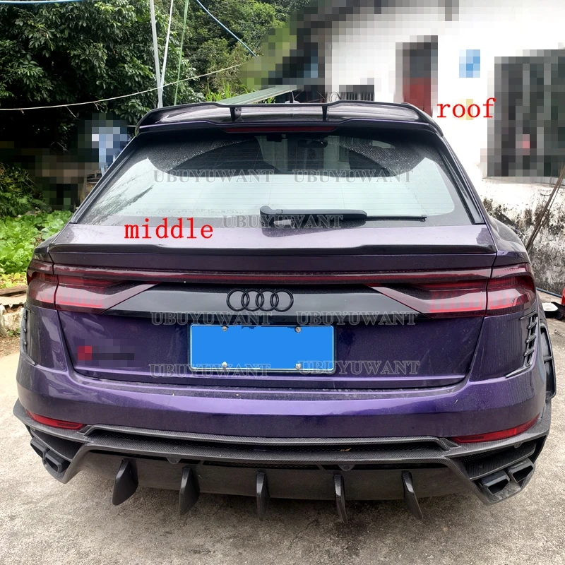 Alerón trasero de fibra carbono para Audi RS Q8 2018+ - imagen 3
