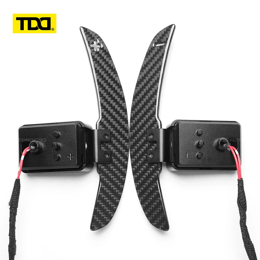 TDD Levas de cambio magnéticas de carbono brillante para BMW M2/M3/M4