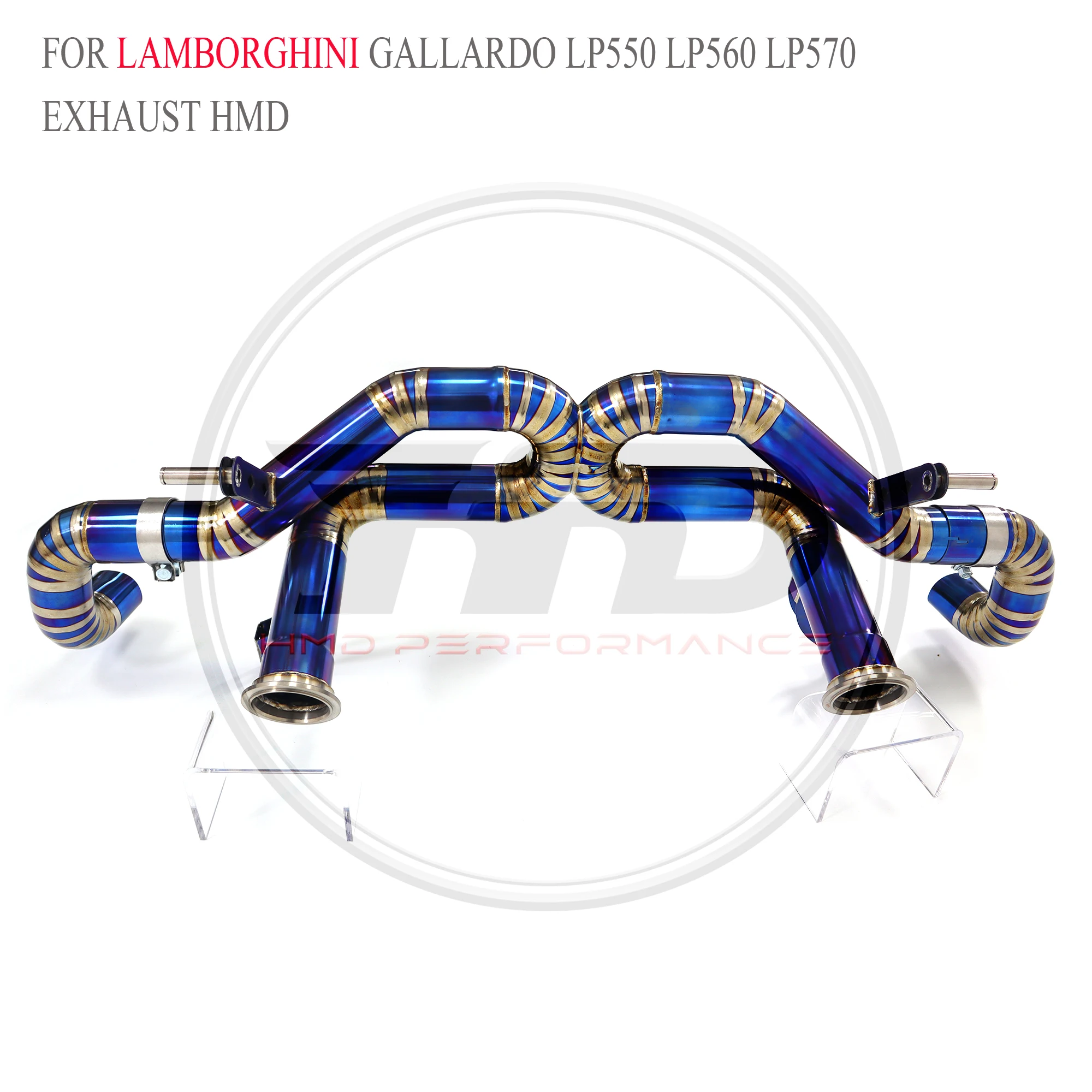 HMD Escape deportivo catback titanio Lamborghini Gallardo LP550-570 - imagen 2