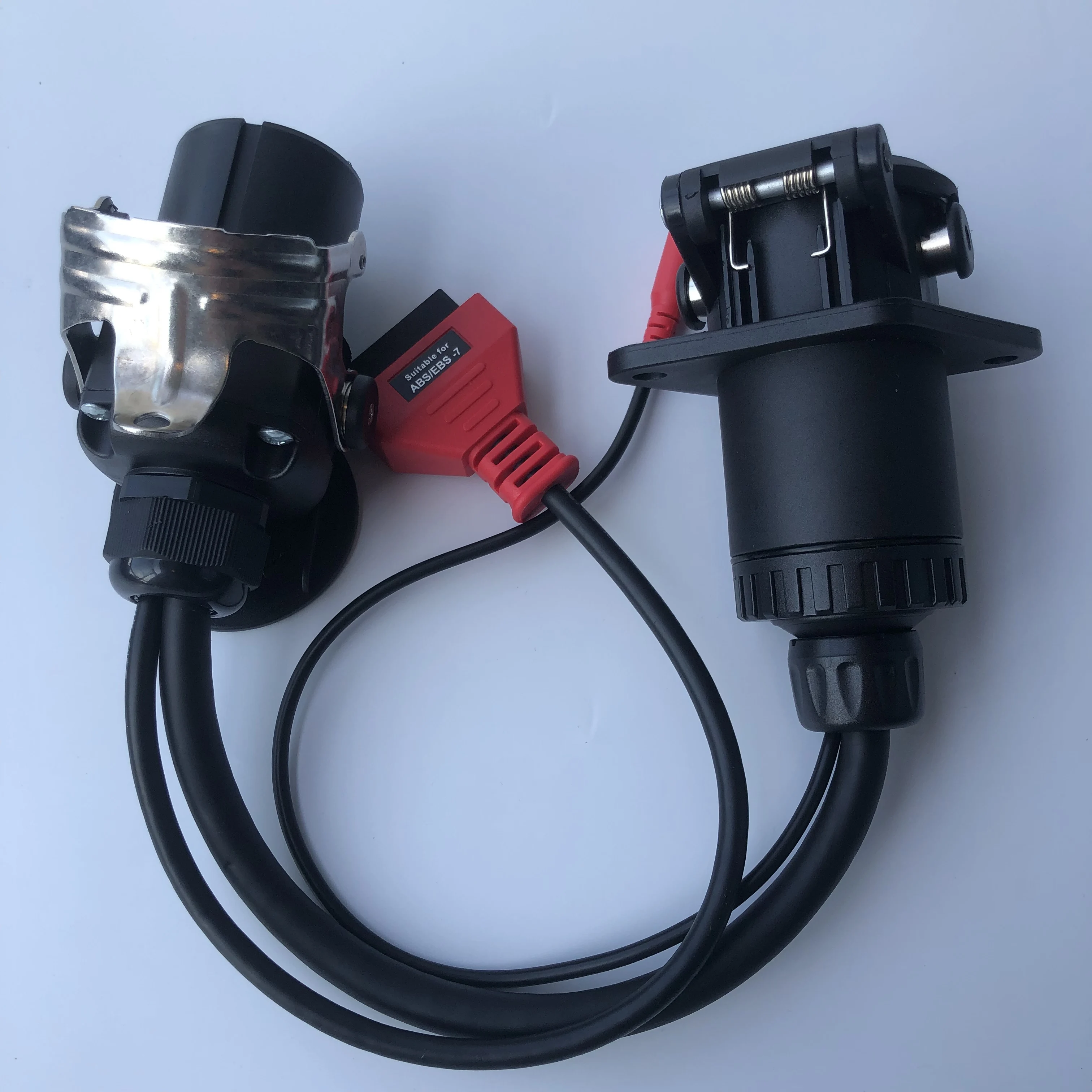 Cable adaptador EBS ISO 7638 a OBD2 para diagnóstico de remolques
